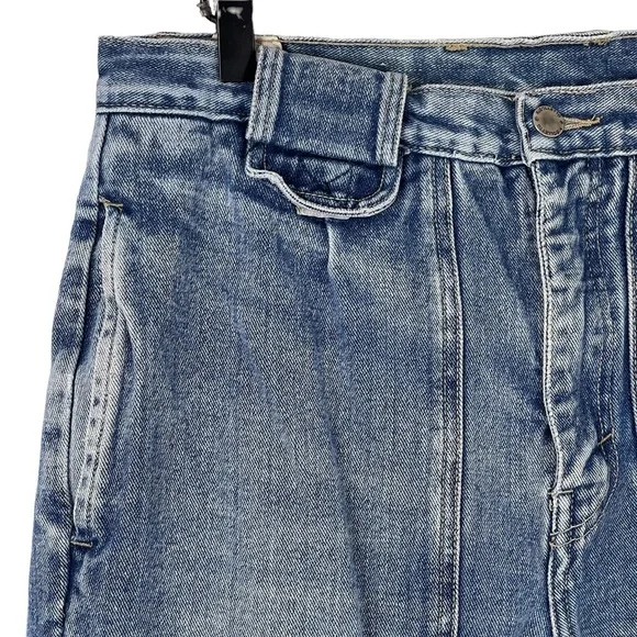 1980s Vintage Rigoletto Cargo Jeans Womens 30 High Rise Straight Utility Ankle - Picture 3 of 10